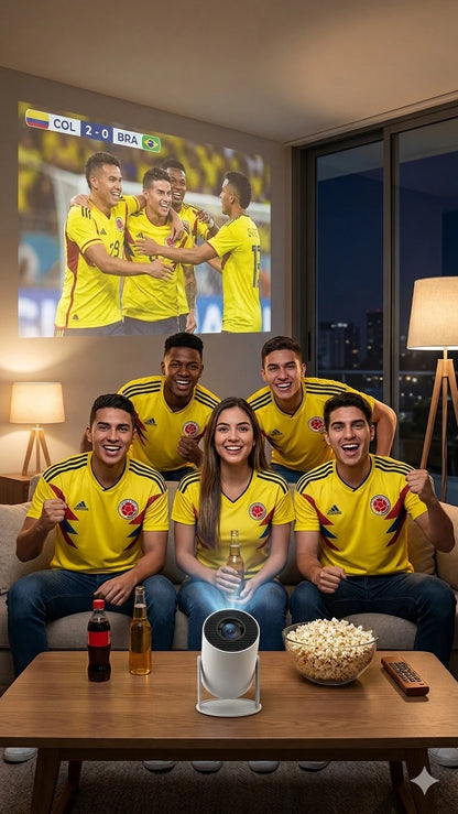 Vive el Mundial en Pantalla Gigante  Mini Proyector Portátil. POR TAN SOLO  $159900